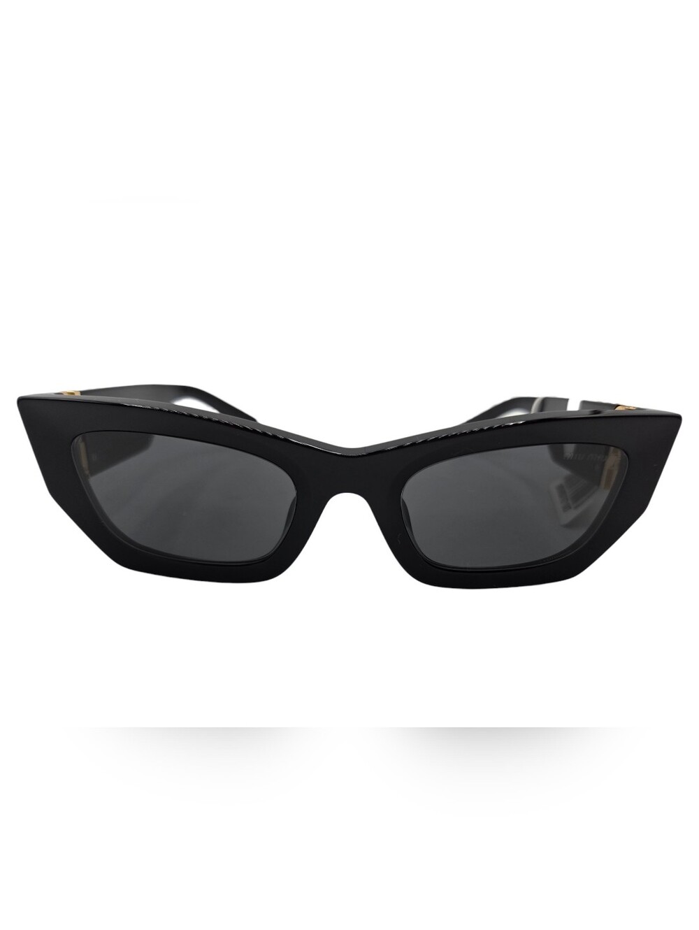 Miu Miu Black Frame Sunglasses w/ Black Lenses